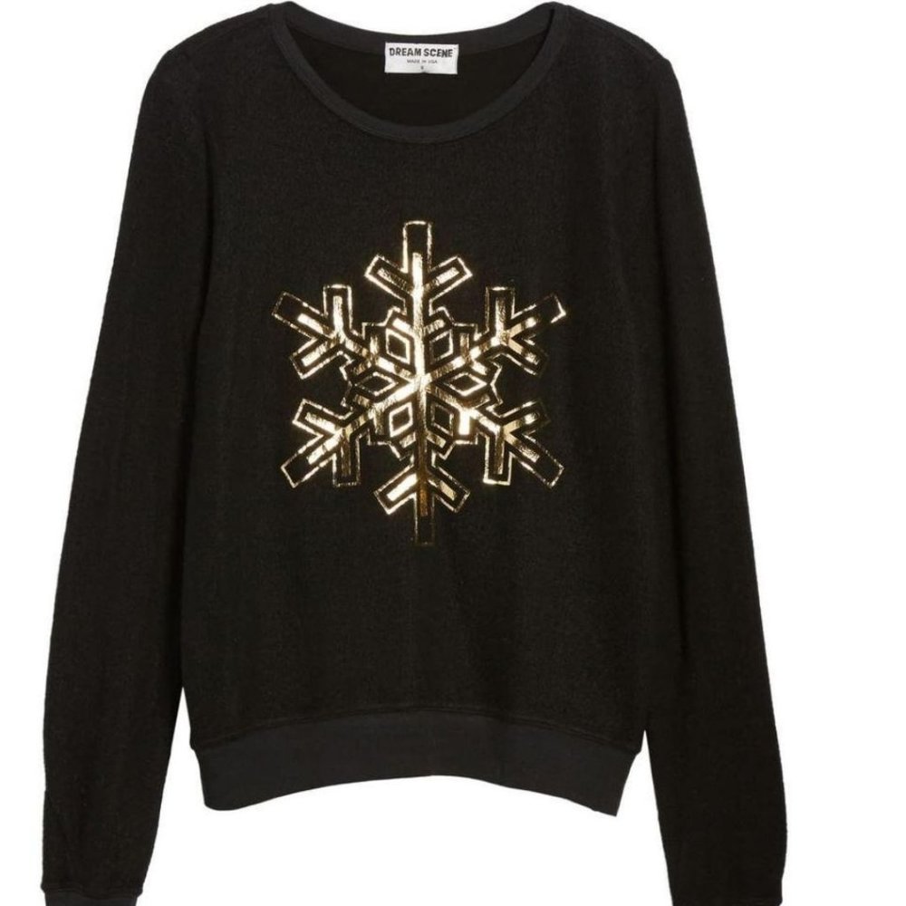 DREAM SCENE : Snowflake Sweatshirt